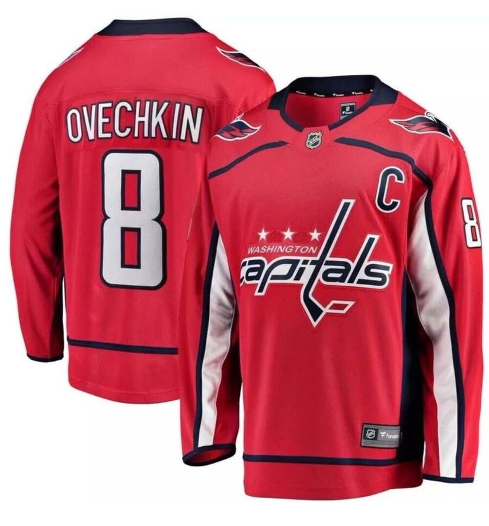 Fanatics Washington Capitals Ovechkin Jersey Red size small